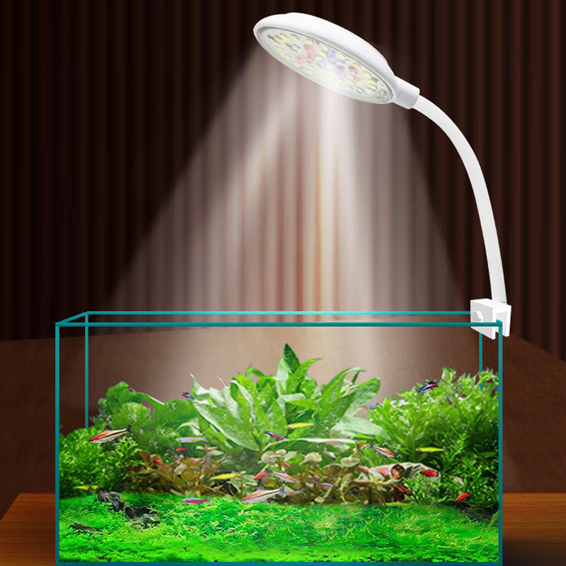 Marine Aquarium Water Change - USB-Aquarium, kleines Clip-Licht, Wasser-Gras-Licht, LED, 3/5/7