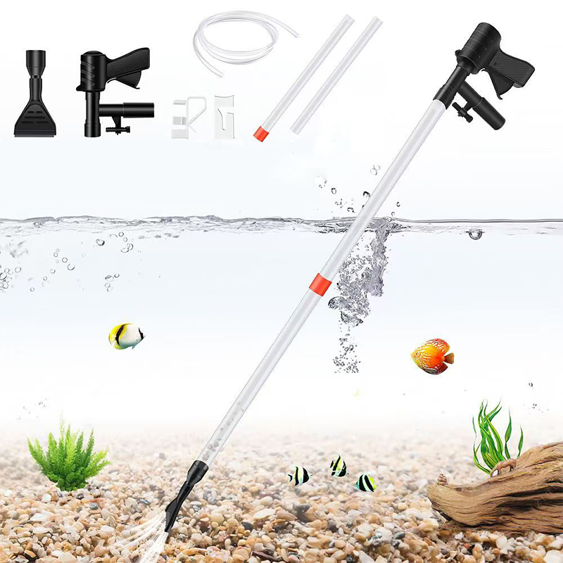 Marine Aquarium Water Change - Aquarium Fischbecken Wasserwechselpumpe Aquarium-Reinigungswerkzeug Vakuum-Wasserwechsler Sand-