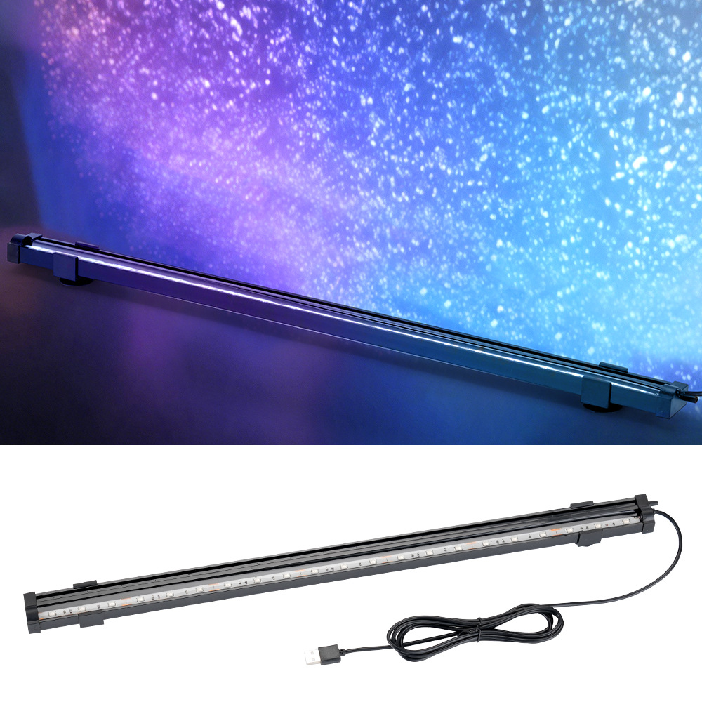 Marine Aquarium Water Change - USB LED Aquarium-Luftblasenlicht mit automatischer RGB-Farbwechsel-Funktion,