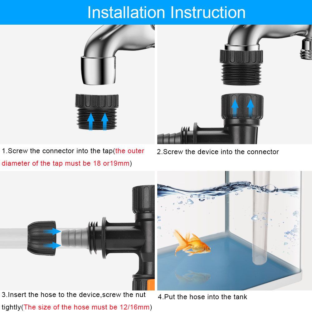Eimerfreier Aquarium-Wasserwec – Marine Aquarium Water Change Bewertung und Preis