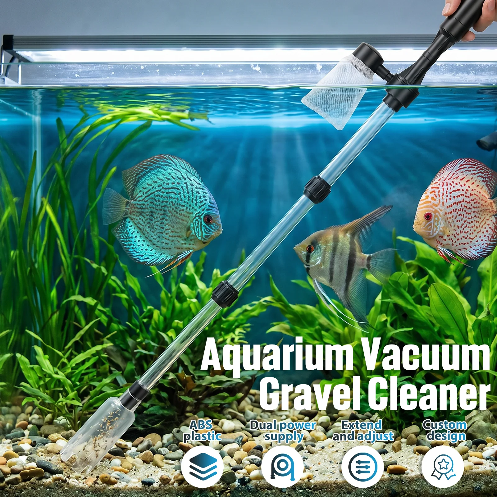 Aquarium-Vakuum-Kiesreiniger 3 – Marine Aquarium Water Change Bewertung und Preis