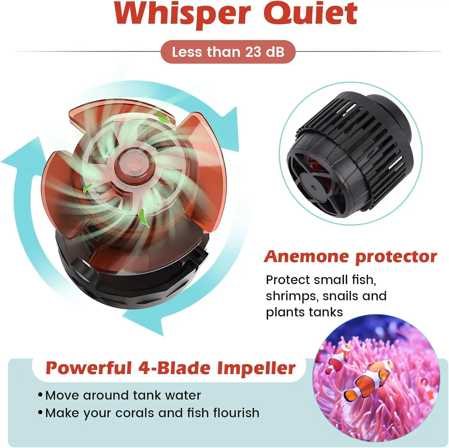 Einstellbarer Aquarium-Welleng – Powerhead Wave Maker Bewertung und Preis