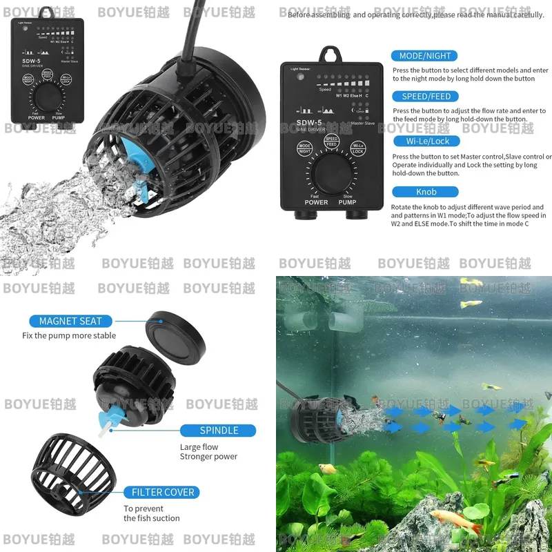 WLAN-Aquarium-Wellenerzeuger G – Powerhead Wave Maker Bewertung und Preis