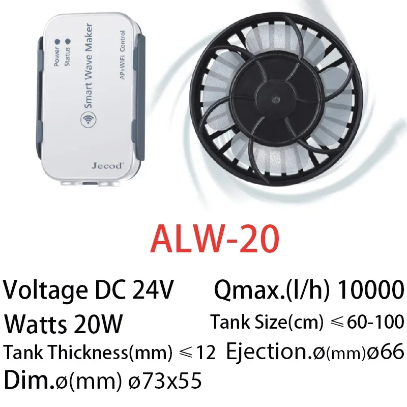Jebao Jecod Neue ALW-Serie WIF – Powerhead Wave Maker Bewertung und Preis