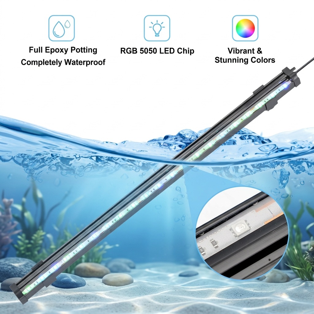 USB LED Aquarium-Luftblasenlic – Marine Aquarium Water Change Bewertung und Preis